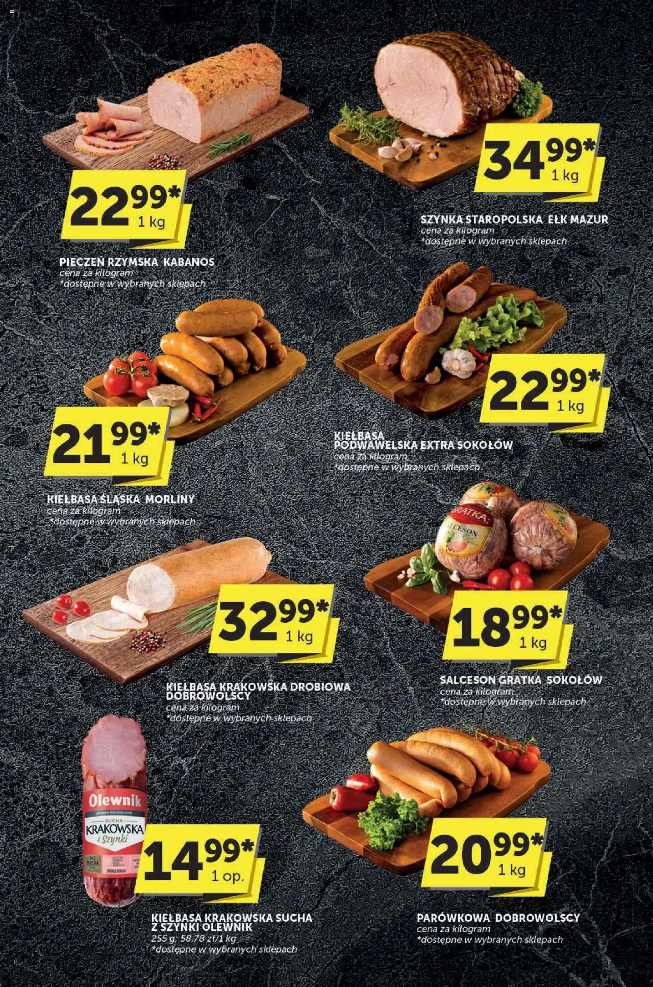 ABC Gazetka - Katalog od 18.09.2025 | Strona: 7 | Produkty: Kiełbasa, Kiełbasa śląska morliny, Szynka, Kiełbasa krakowska