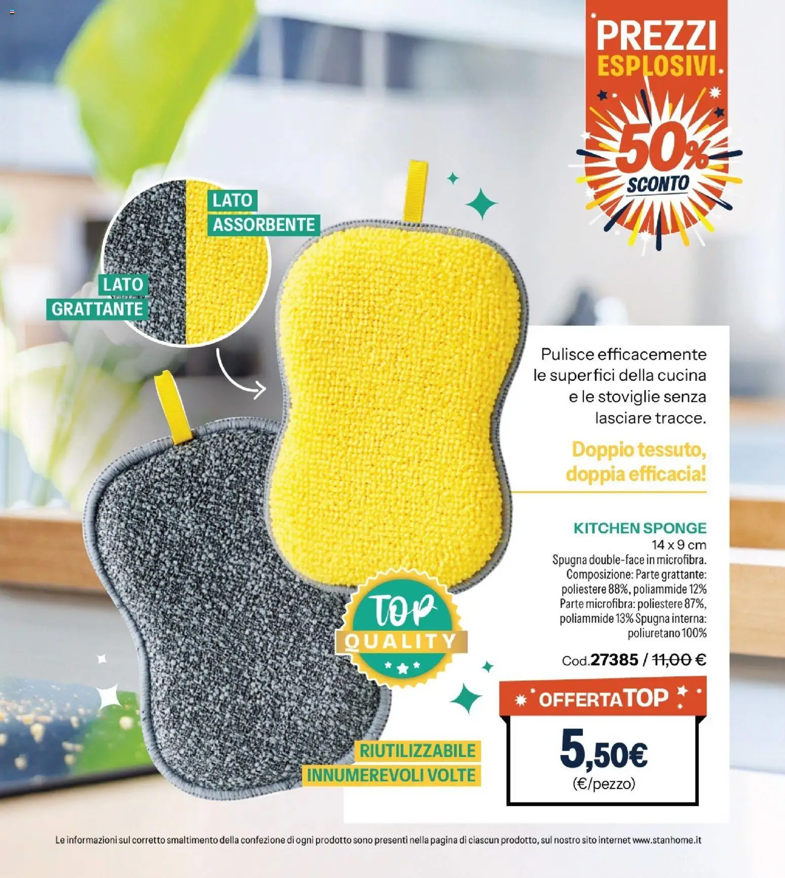 Volantino Stanhome del 23.12.2025 | Pagina: 5 | Prodotti: Spugna