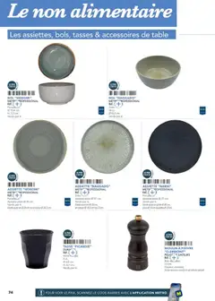 METRO - Prévisualisation de METRO - Tendances Nouveautés valide à partir de 02.10.2025 | Page: 74 | Produits: Sel, Poivre, Table, Pâtes