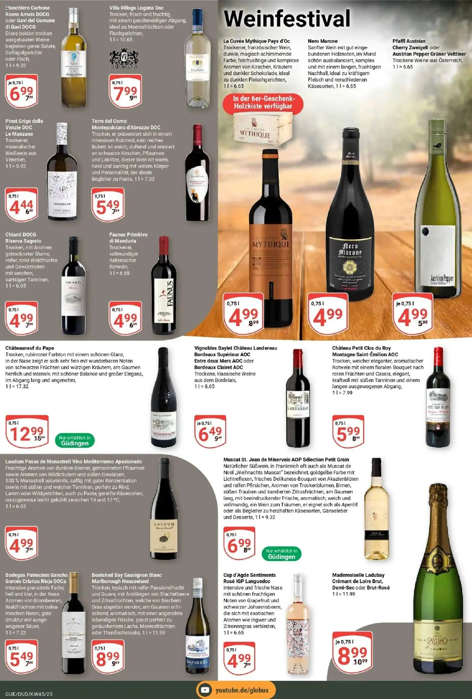 Globus prospekt Saarbrücken-Dudweiler	 (ab 02.11.2025) » Angebote online | Seite: 20 | Produkte: Pflaumen, Zitronengras, Weißwein, Fleisch