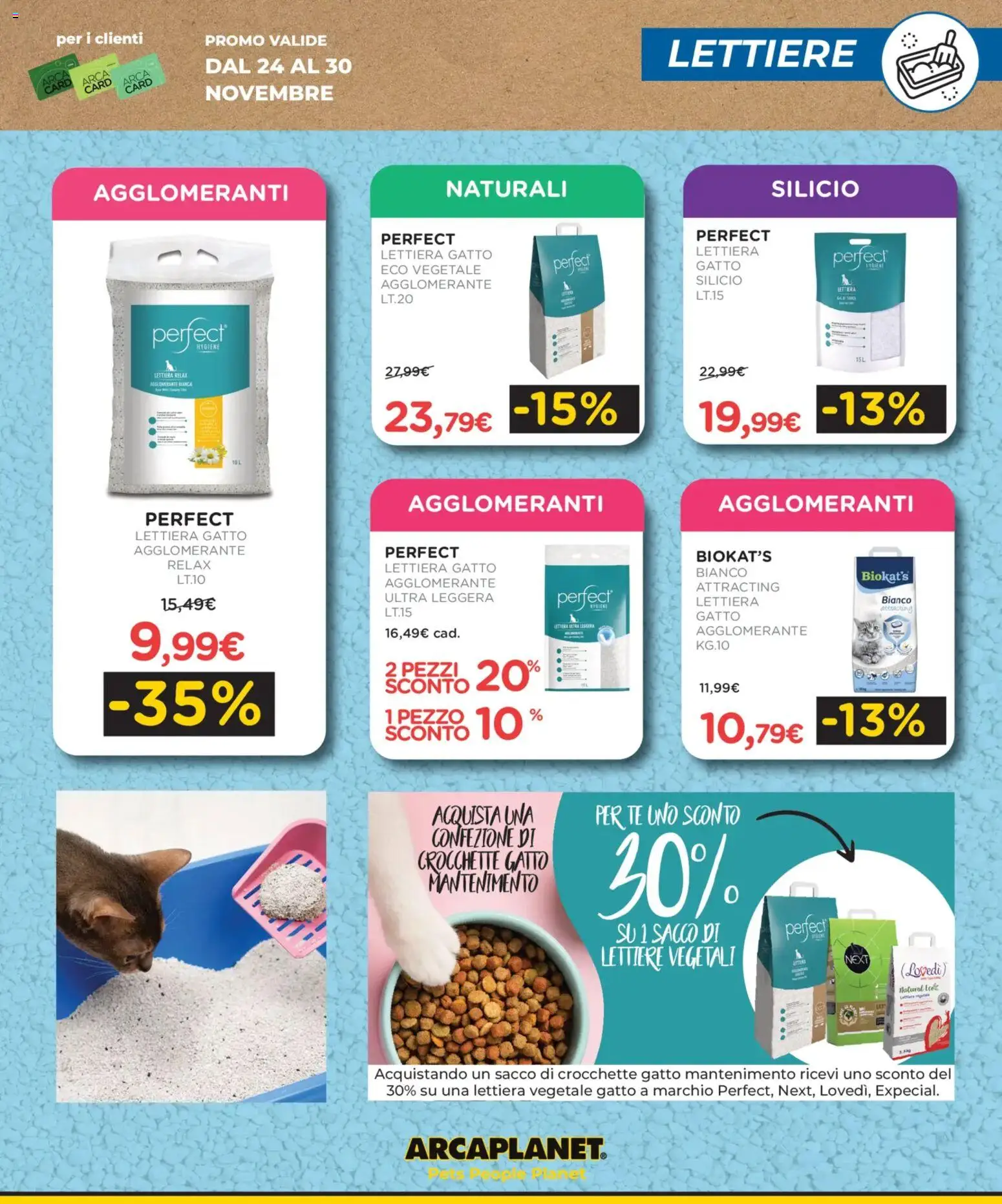 Volantino Arcaplanet del 24.11.2025 | Pagina: 27 | Prodotti: Tè, Crocchette, Crocchette gatto