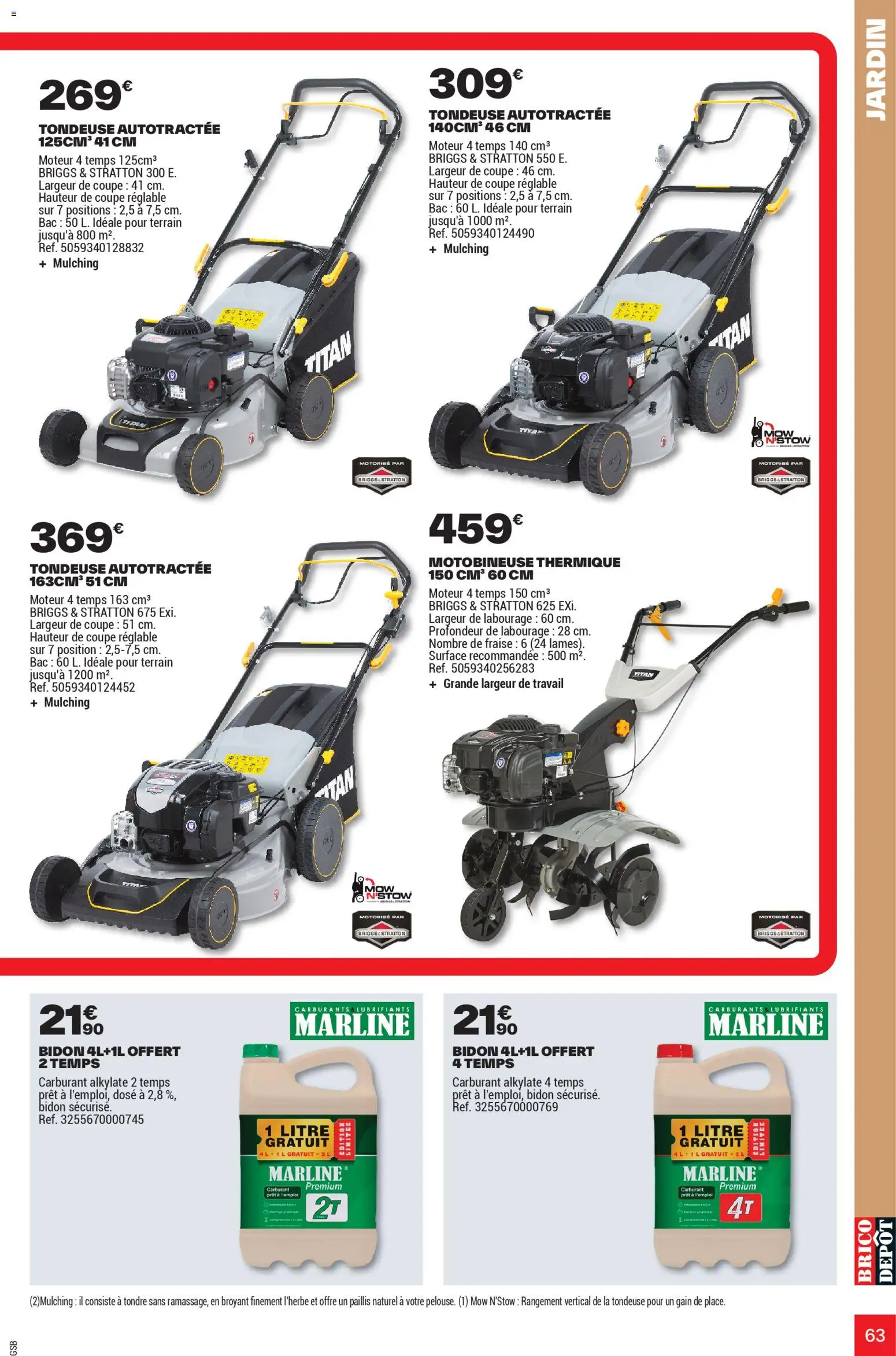 {H1} | Page: 63 | Produits: Fraise, Tondeuse