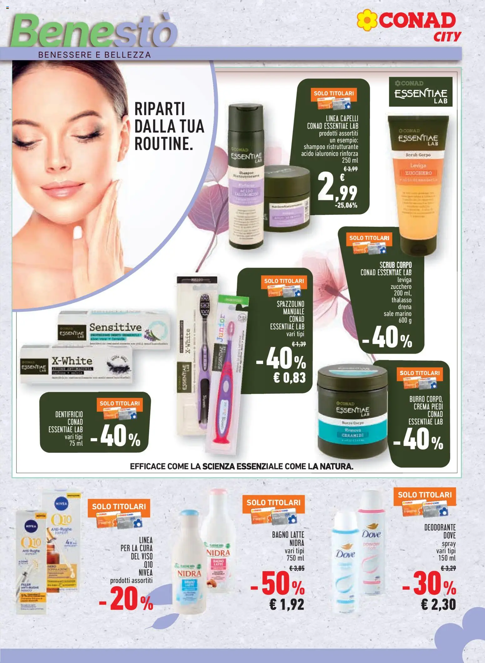 Volantino Conad del 15.01.2026 | Pagina: 13 | Prodotti: Shampoo, Spazzolino, Sale, Burro