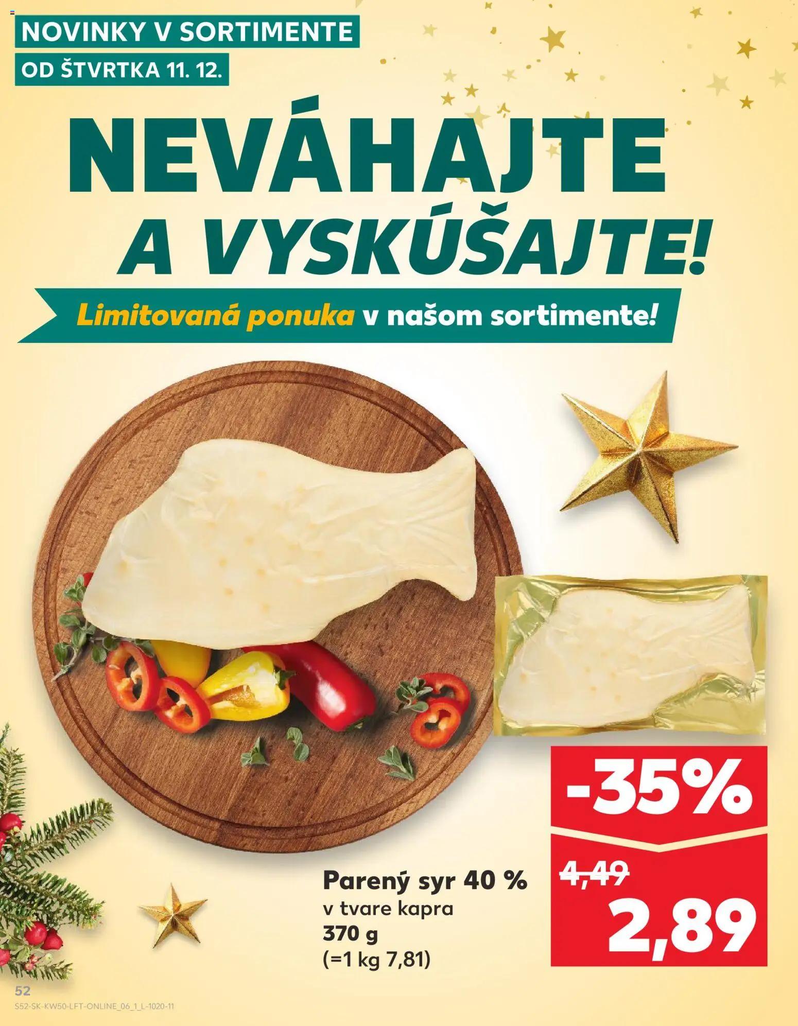 Nové Kaufland akcie – leták je platný od 11.12.2025 | Strana: 52