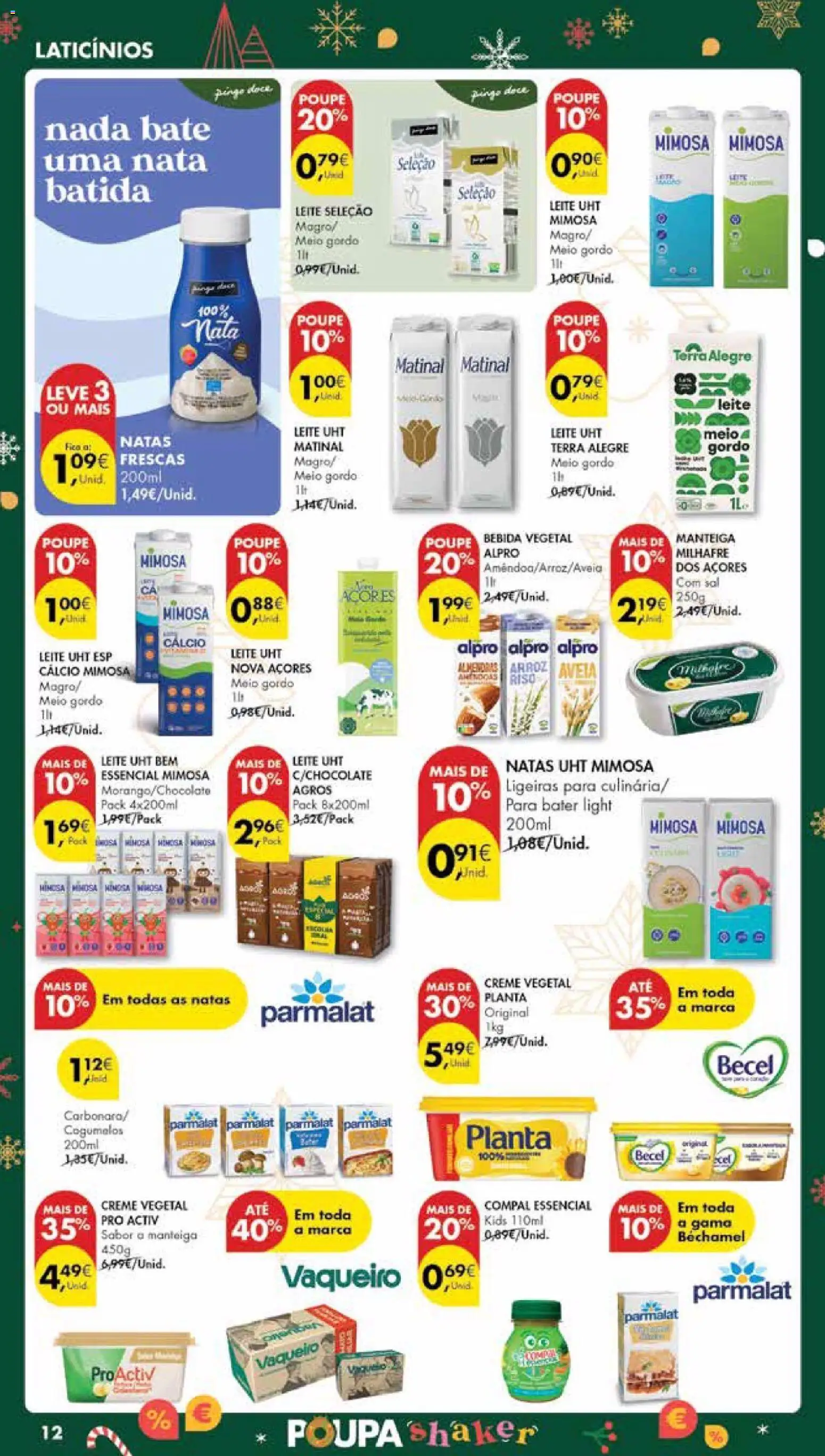 Pingo Doce Poupe Esta Semana Madeira │ válido de 16.12.2025 | Página: 12 | Produtos: Chocolate, Arroz, Nata, Bebida