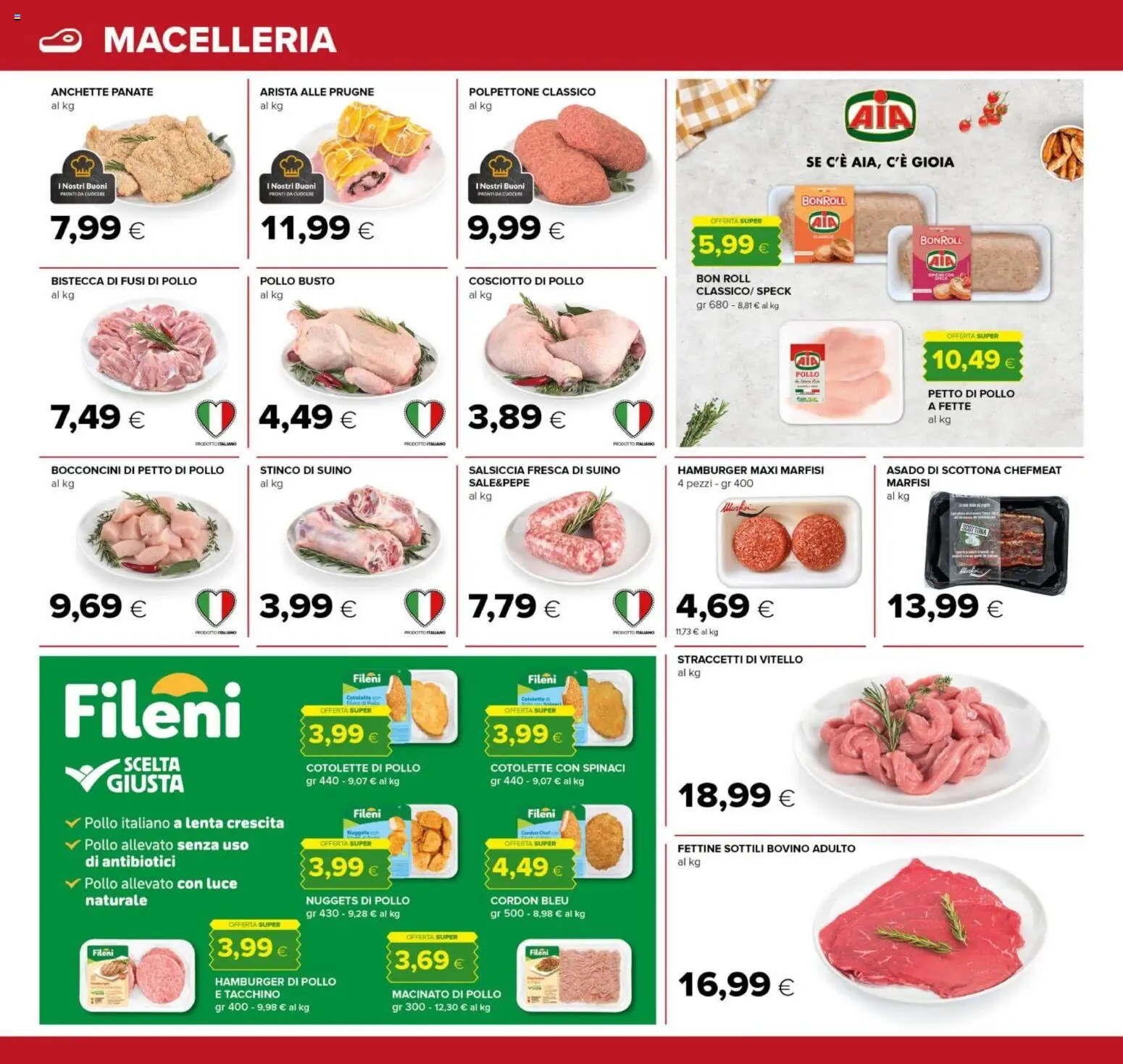 Volantino Tigre del 30.11.2025 | Pagina: 12 | Prodotti: Speck, Nuggets, Tacchino, Vitello