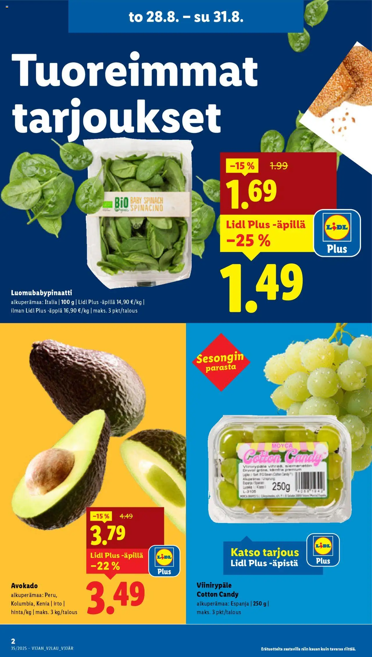  | Sivu: 2 | Tuotteet: Avokado
