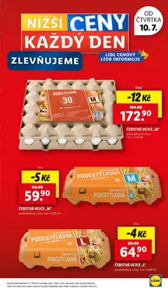 Lidl leták od 17.07.2025 | Strana: 43 | Produkty: Vejce