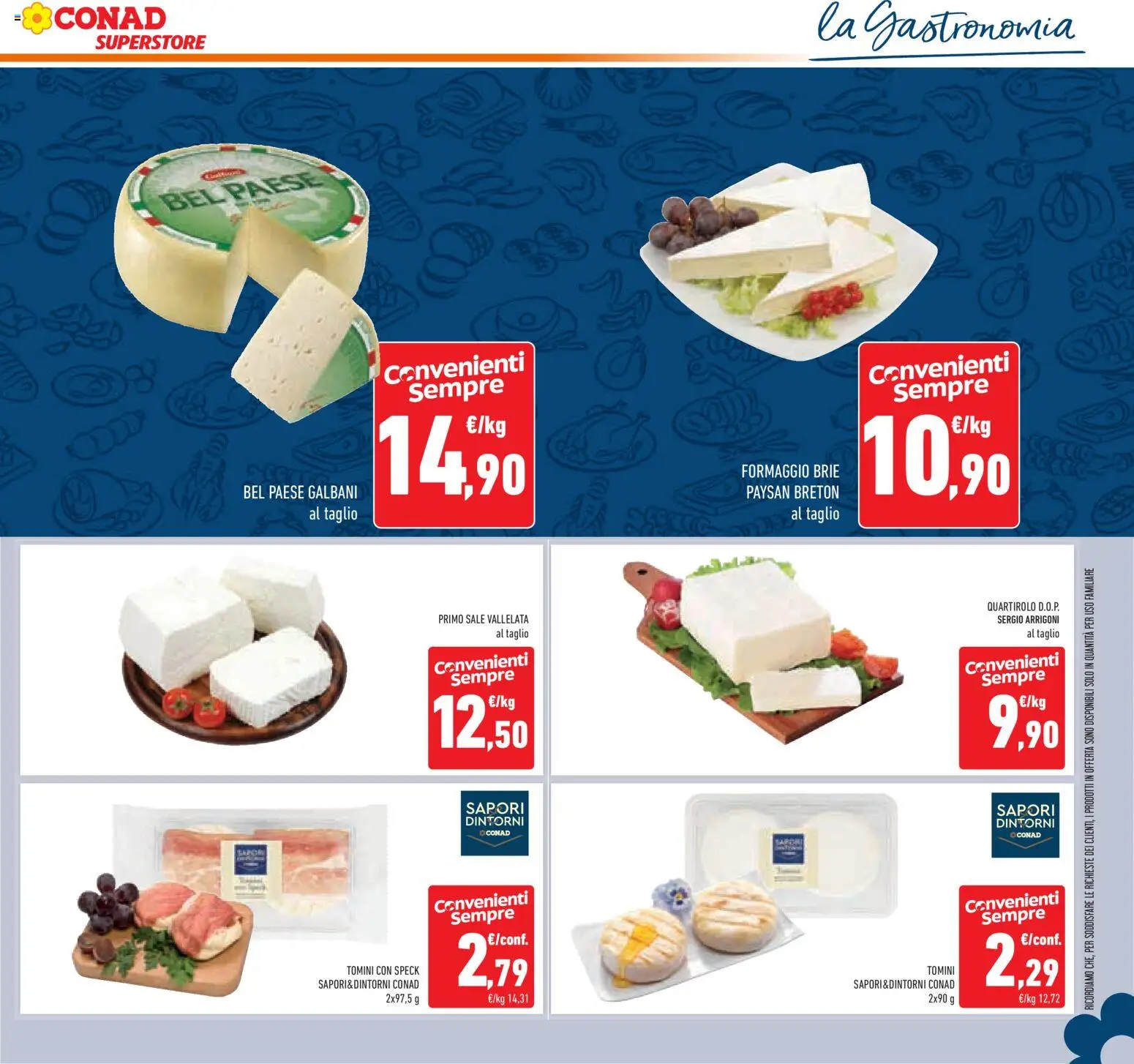 Volantino Conad del 06.11.2025 | Pagina: 19 | Prodotti: Speck, Sale, Formaggio