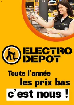 Electro Dépôt - Prévisualisation de Electro Dépôt catalogue valide à partir de 21.08.2025