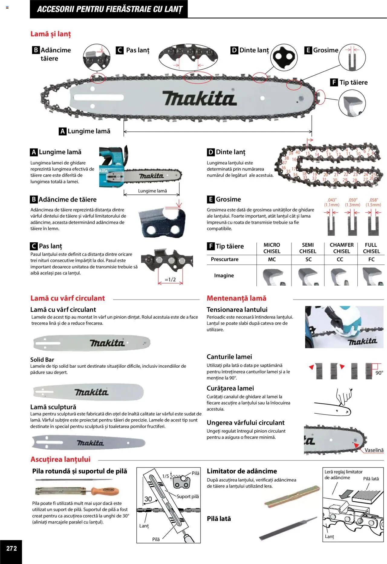 Noul catalog Makita – valabil de la 01.04.2025 | Pagină: 272