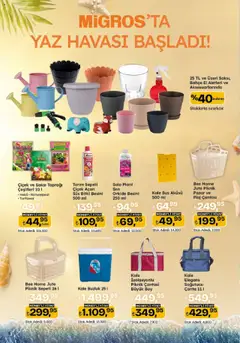 Migros Katalog - Migroskop - 24.07.2025 tarihinden itibaren geçerlidir | Sayfa: 93 | Ürünler: Saksı, Çanta
