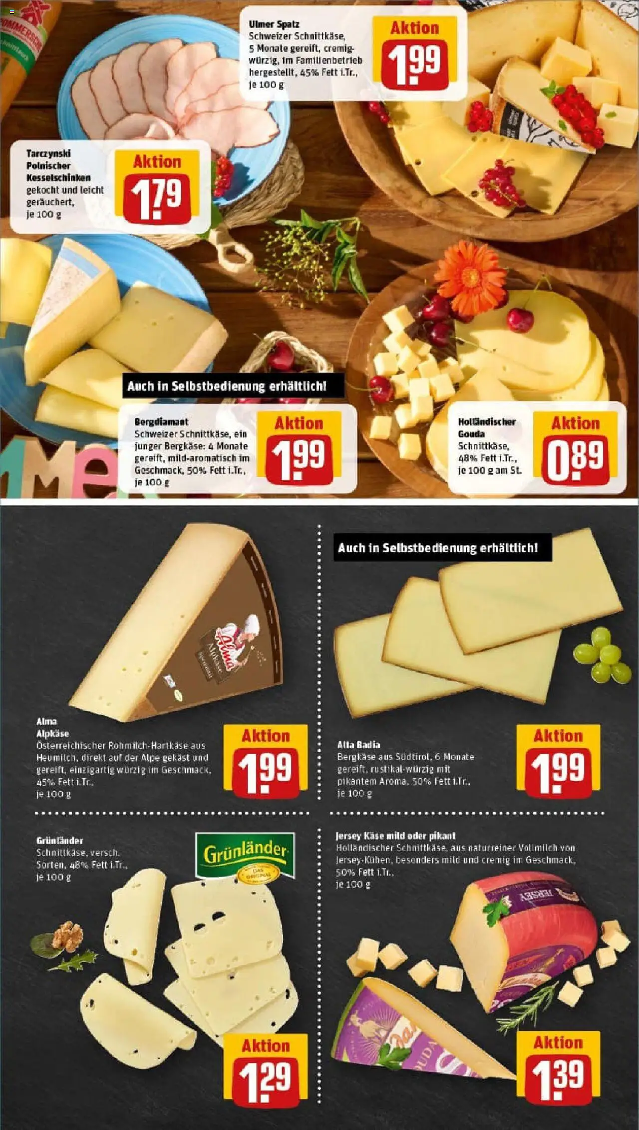 Rewe prospekt Dortmund	 - gültig ab dem 13.07.2025 | Seite: 9 | Produkte: Käse, Gouda, Grunlander