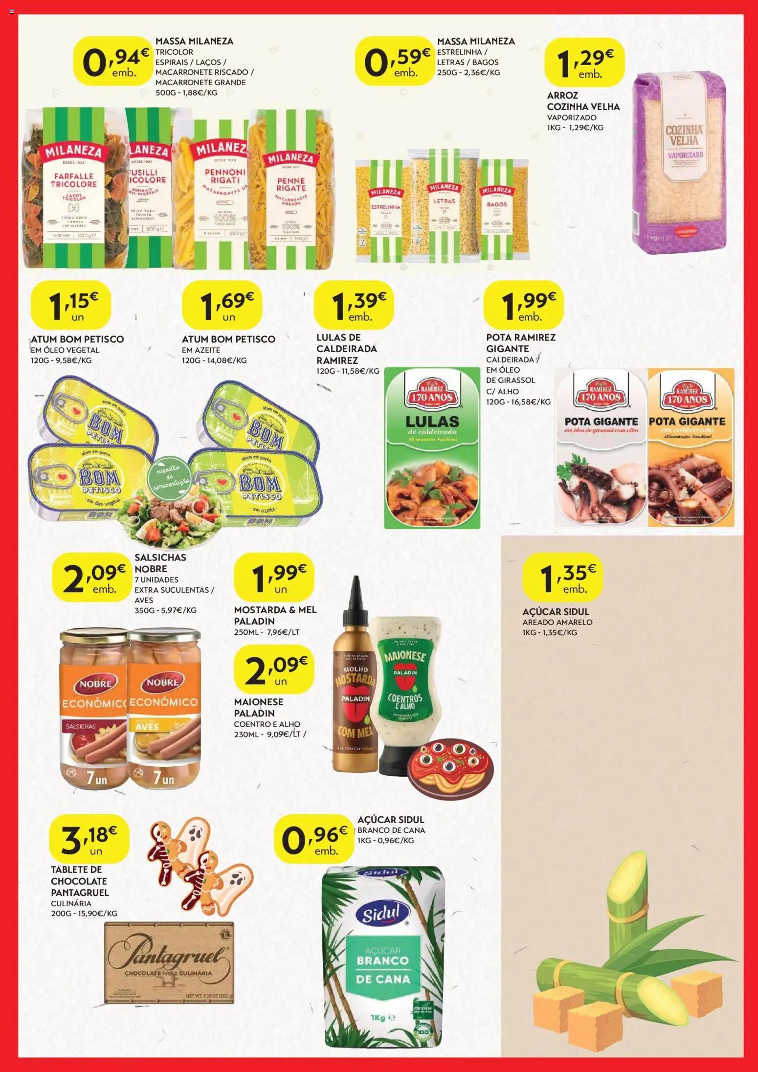 Spar - folheto │ válido de 28.10.2025 | Página: 5 | Produtos: Milaneza, Óleo, Arroz, Açúcar