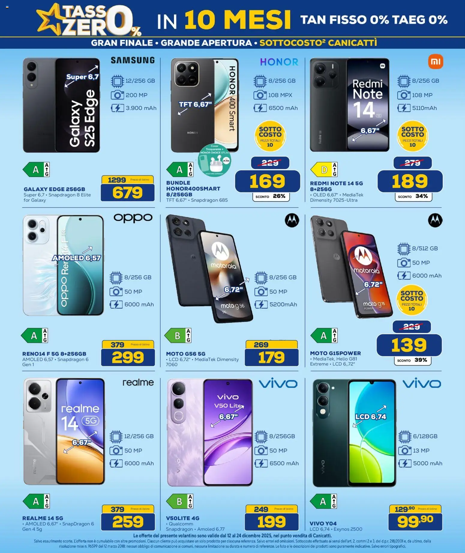 Volantino Euronics del 12.12.2025 | Pagina: 4 | Prodotti: Tè, Samsung