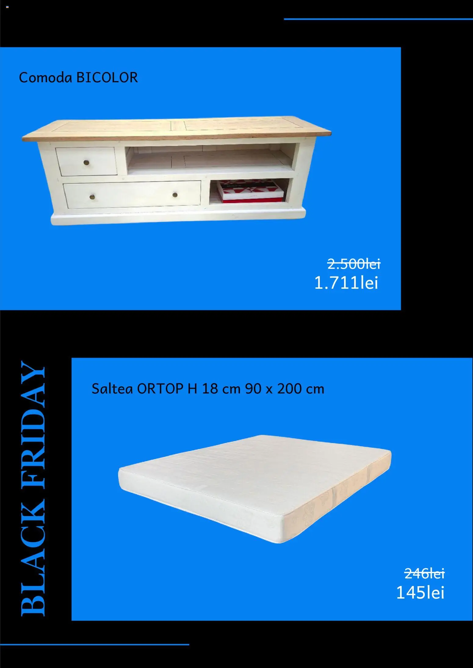 Noul catalog Elvila – valabil de la 14.11.2025 | Pagină: 2 | Produse: Saltea, Comodă