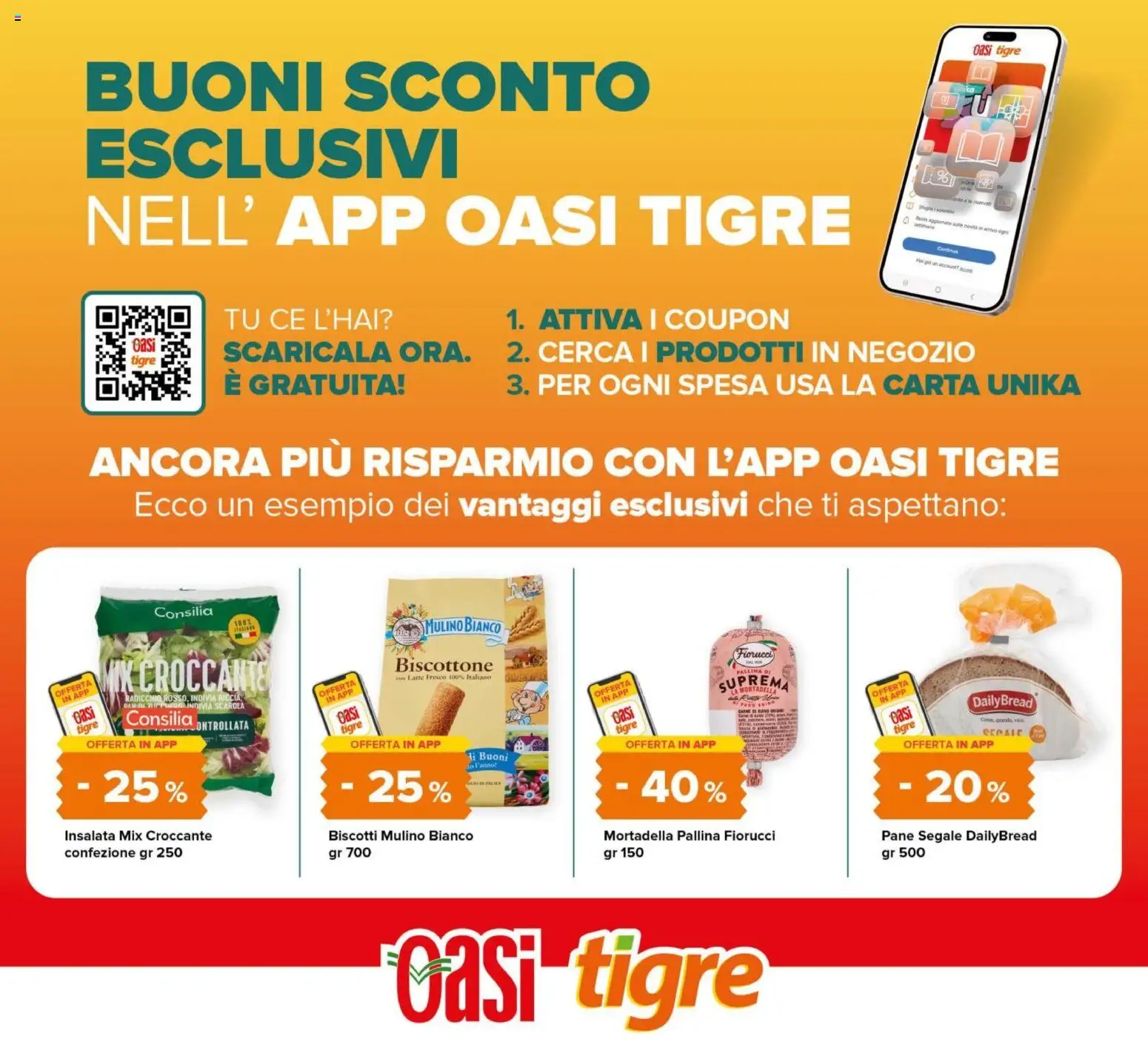 Volantino Oasi del 26.02.2026 | Pagina: 5 | Prodotti: Insalata, Latte, Mortadella, Indivia