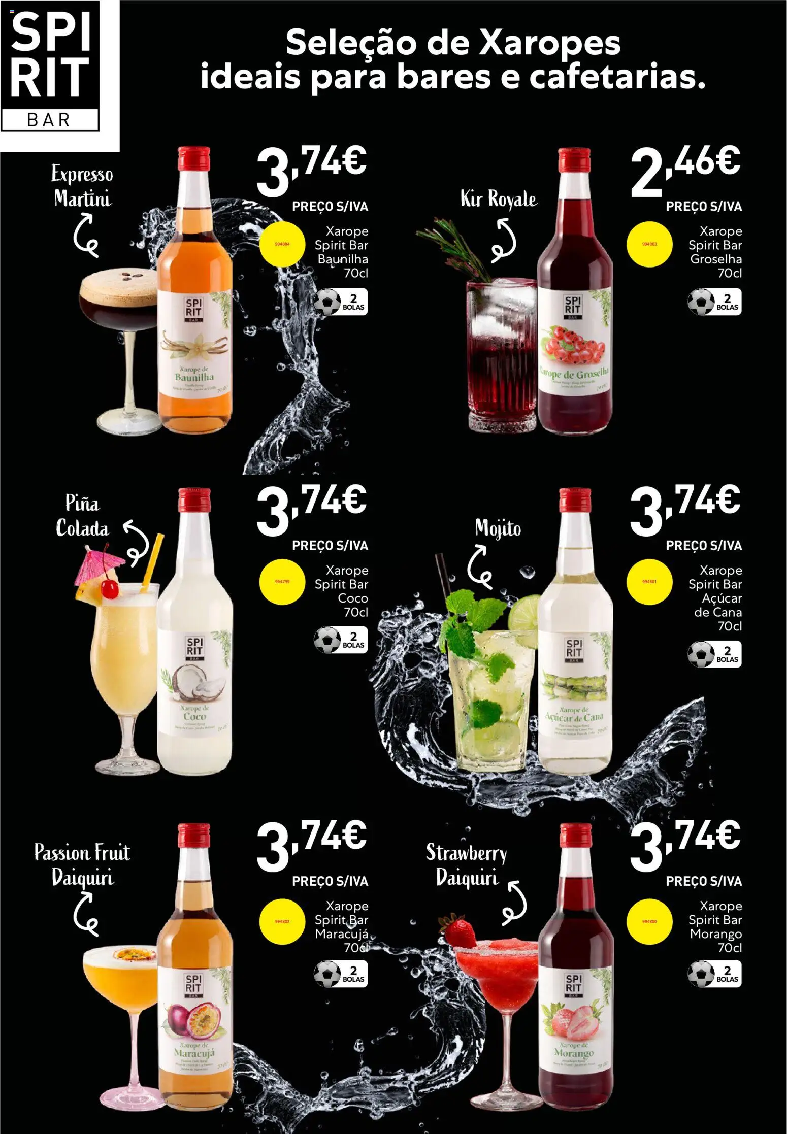 Recheio Horeca │ válido de 07.04.2026 | Página: 36 | Produtos: Açúcar, Xarope