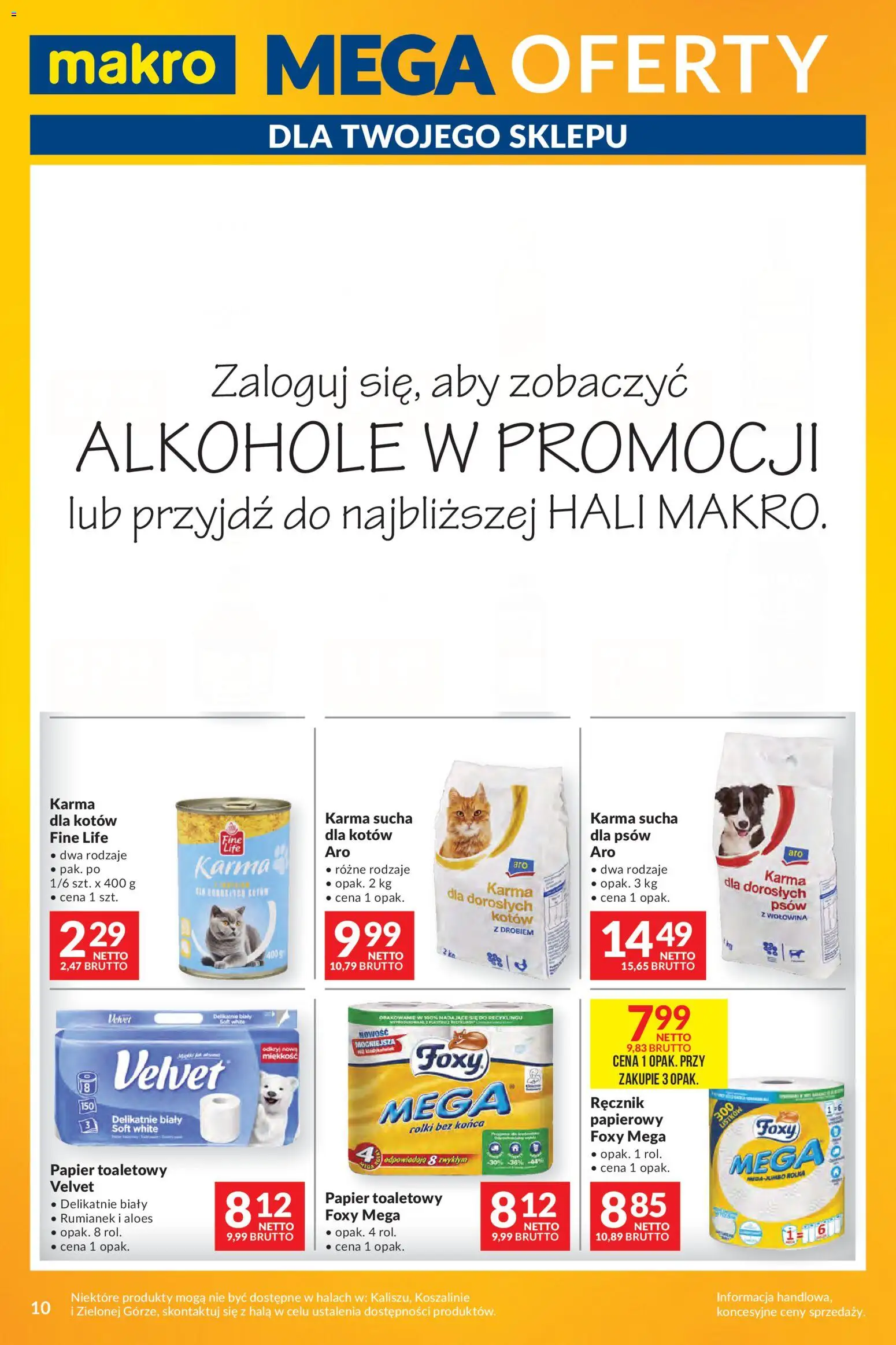 Makro Gazetka - Mega oferty dla Twojego Sklepu od 27.12.2025 | Strona: 10 | Produkty: Papier toaletowy, Rolki, Aloes, Wołowina