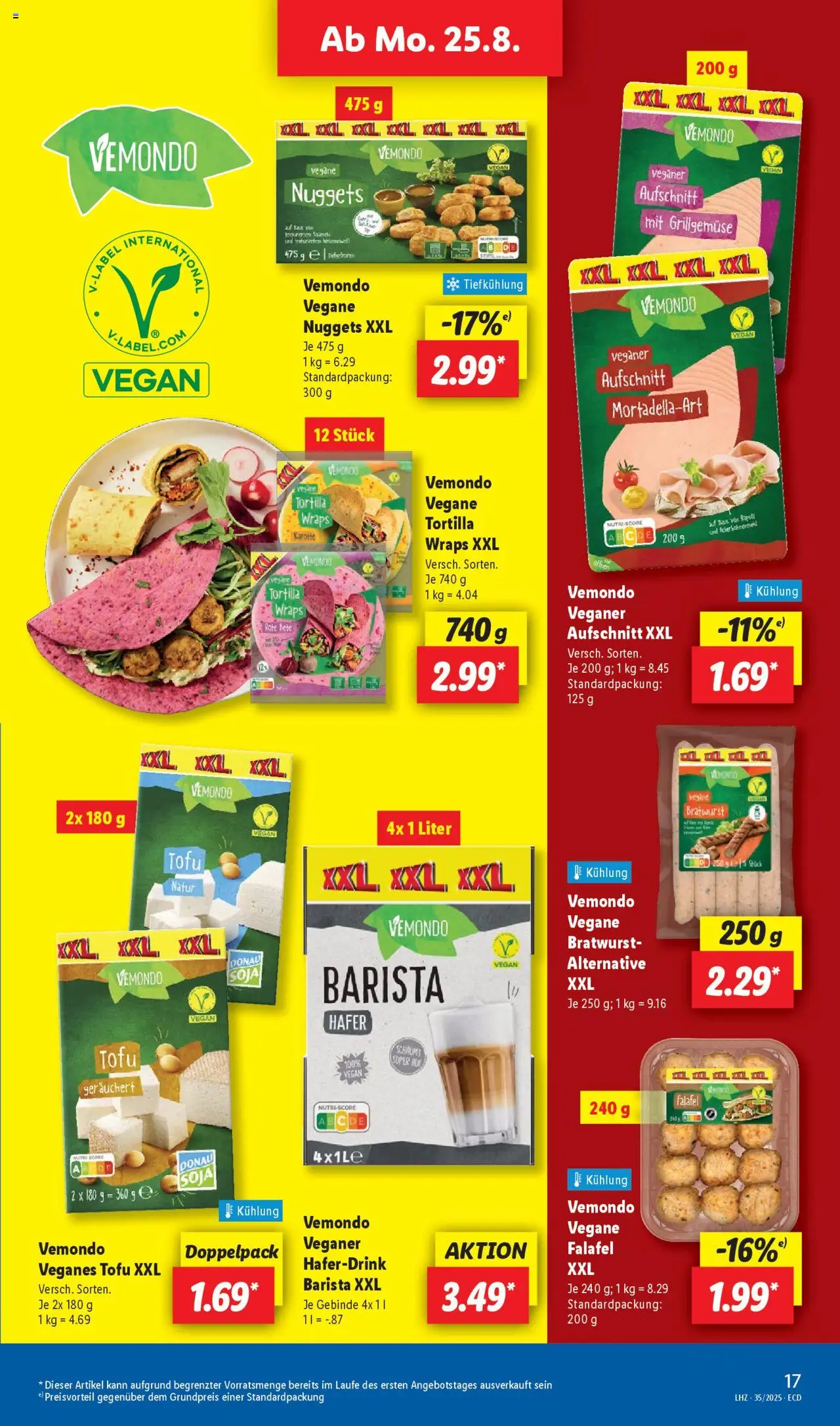 Lidl Prospekt 	 - gültig ab dem 25.08.2025 | Seite: 23 | Produkte: Bratwurst, Haferdrink
