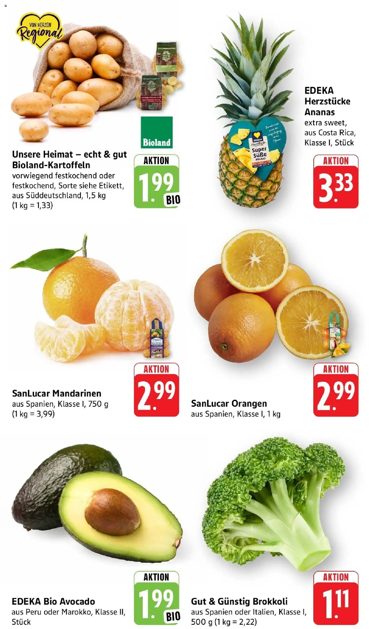 Edeka prospekt Neuhofen	 – gültig ab 02.03.2026 | Seite: 4 | Produkte: Mandarinen, Orangen, Avocado, Brokkoli