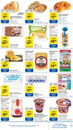 Náhled letáku Madeta Madetka Tavený sýr smetanový, Tavený sýr smetanový, 100 g od 21.01.2026 | Strana: 17