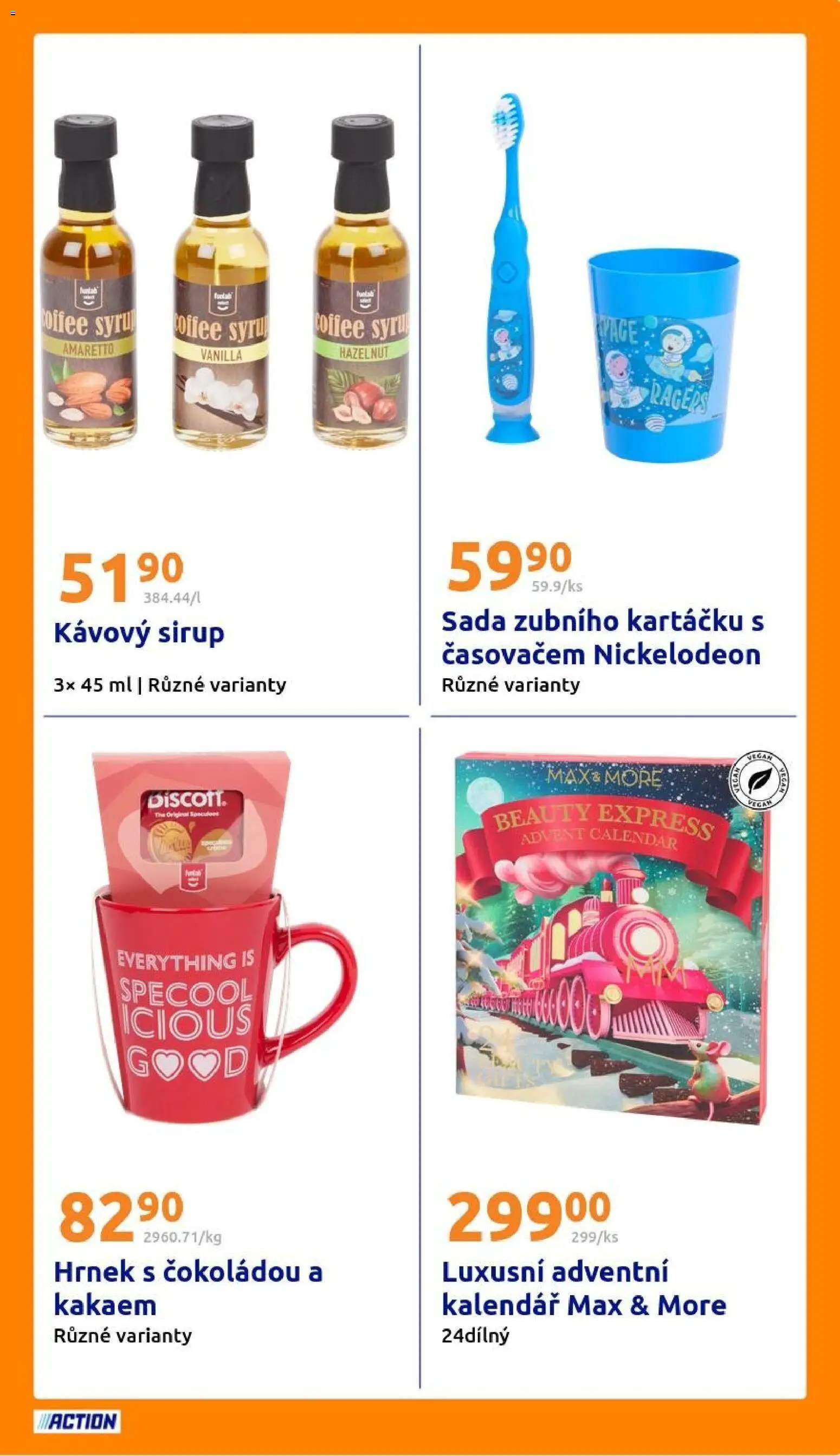 Action leták od 22.10.2025 | Strana: 27 | Produkty: Vegan, Hrnek, Sirup, Kalendář