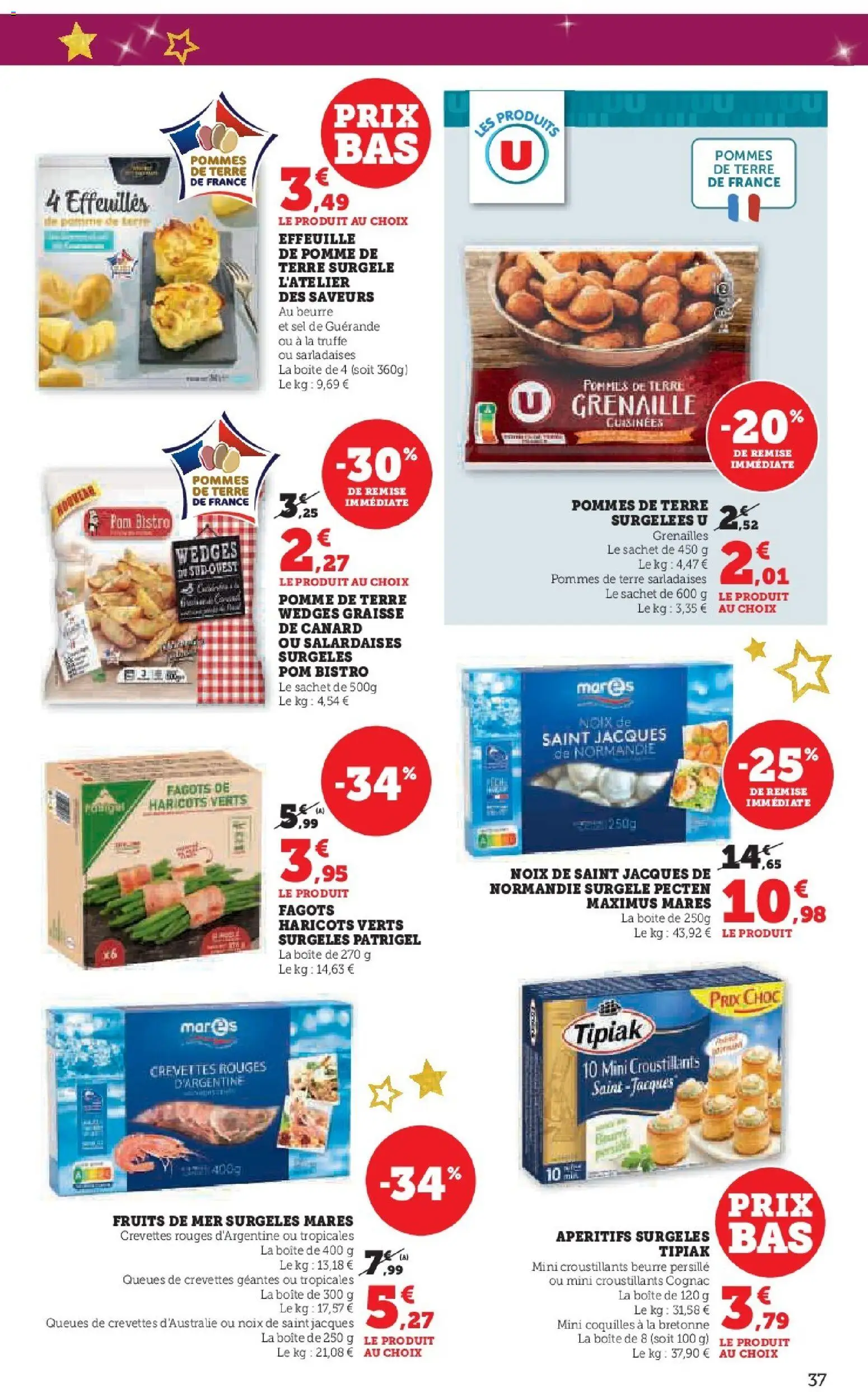 {H1} | Page: 37 | Produits: Pomme, Pomme de terre, Crevettes, Cognac