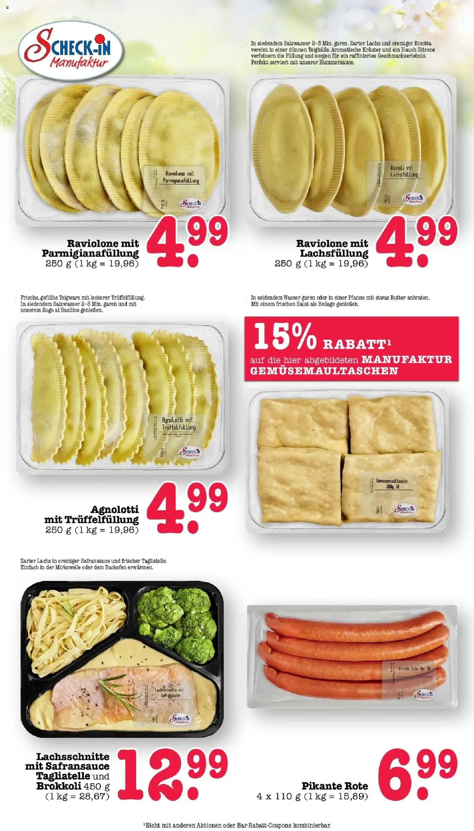 Edeka prospekt Bühlertal	 – gültig ab 29.03.2026 | Seite: 36 | Produkte: Lachs, Backofen, Maultaschen, Salat