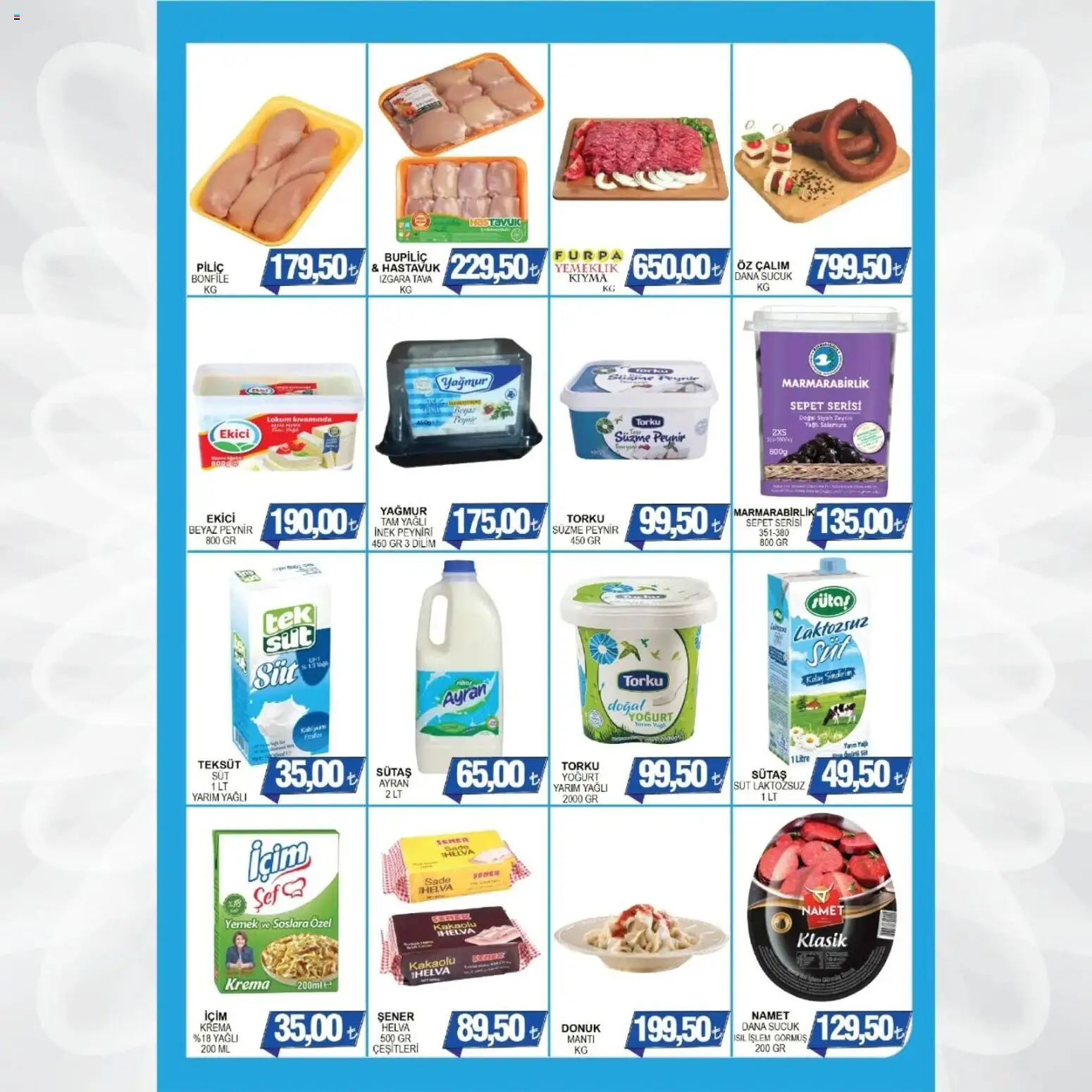 Furpa Katalog - 09.04.2026 tarihinden itibaren geçerlidir | Sayfa: 3 | Ürünler: Sepet, Peynir, Ekici, Zeytin