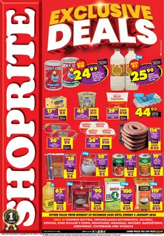 Shoprite specials catalogue – valid from 29.12.2025