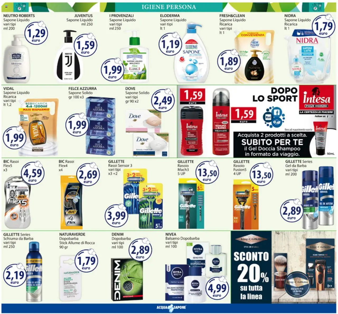 Volantino Acqua e Sapone del 25.08.2025 | Pagina: 11 | Prodotti: Shampoo, Balsamo, Crema, Tè