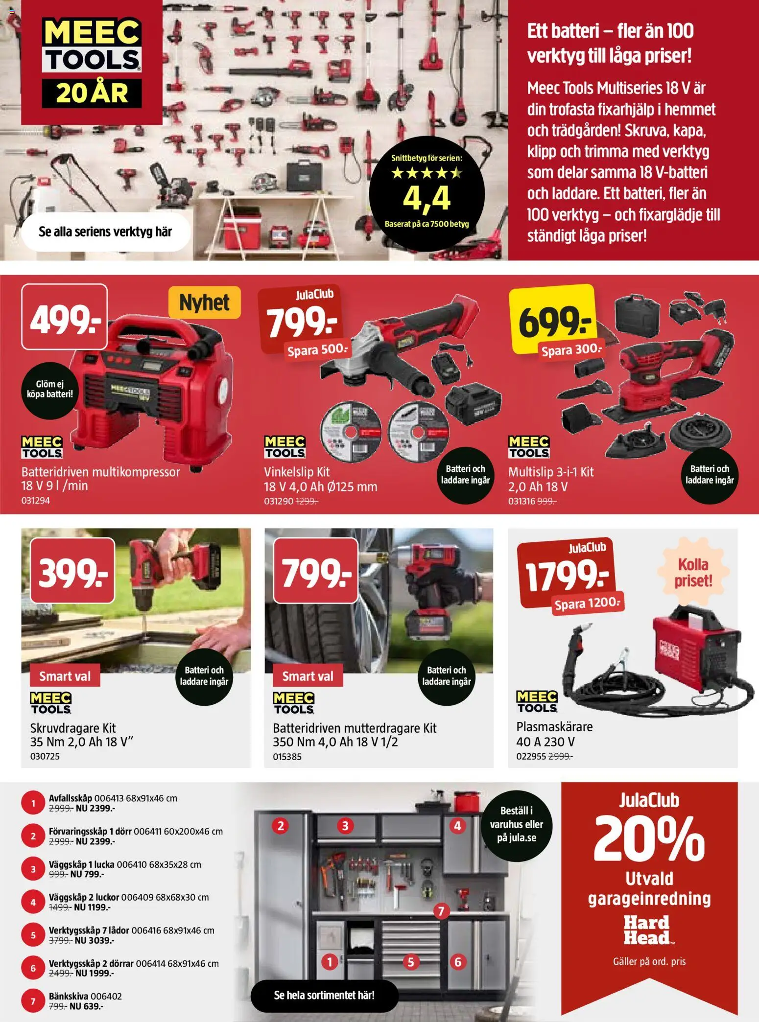 Jula reklamblad aktuell från 09.04.2026 | Sida: 5 | Produkter: Skruvdragare, Galler, Batteri, Laddare