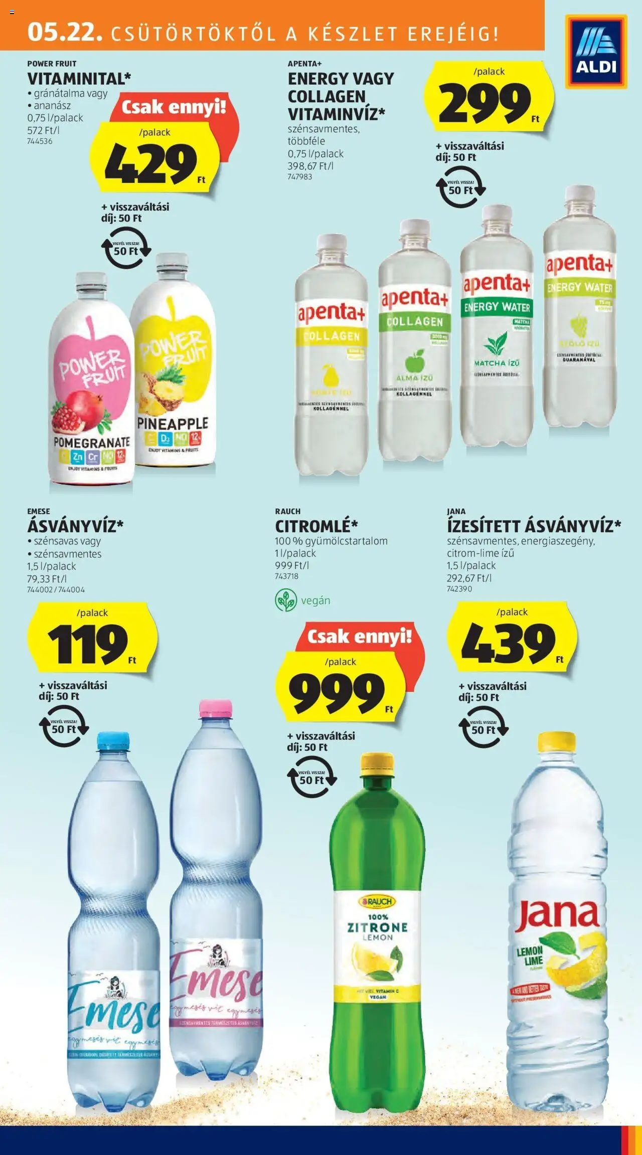 Aldi akciós ujság - amely érvényes a következő dátumtól: 29.05.2025 | Oldal: 15 | Termékek: Lime, Körte, Alma, Ananász