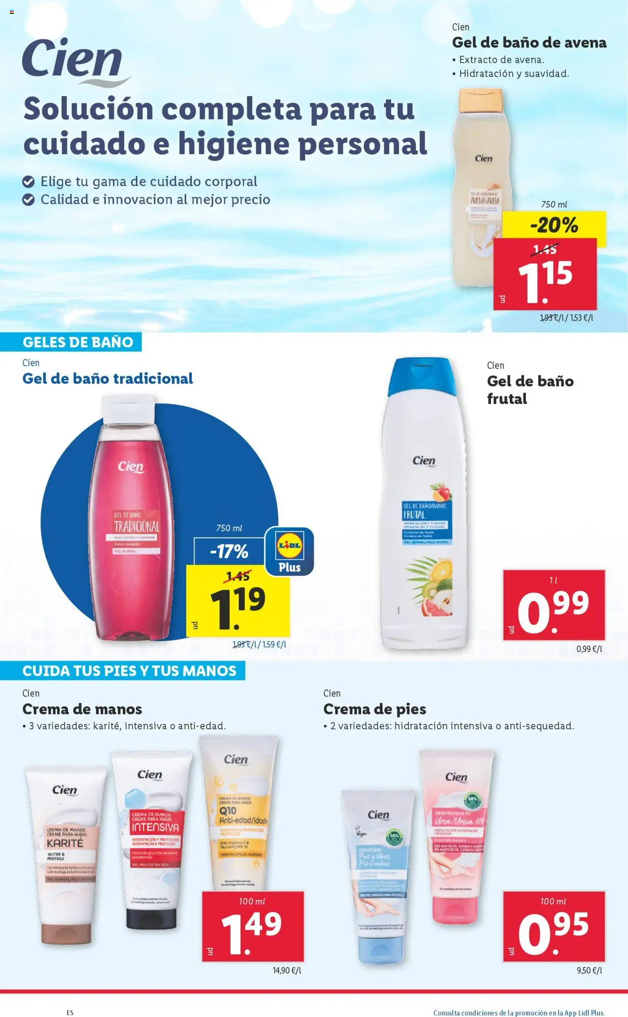 Lidl catálogo de bazar MAD │ válido desde el 16.06.2025 | Página: 8 | Productos: Crema de manos, Gel de baño, Crema, Baño