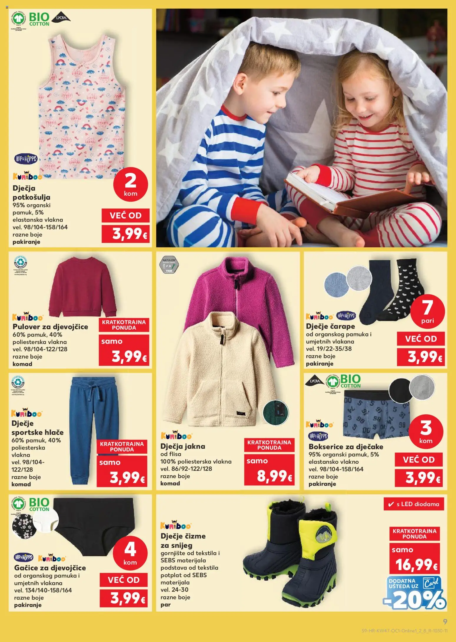 Kaufland katalog | vrijedi od 19.11.2025 | Stranica: 9 | Proizvodi: Jakna, Hlače, Čarape, Čizme