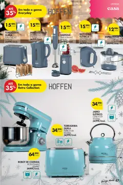 Pré-visualização ROBOT DE COZINHA, RCSL-H164AZ 956887, 4Lt, 800W válido de 11.11.2025 | Página: 47 | Produtos: Batedeira, Espremedor, Torradeira