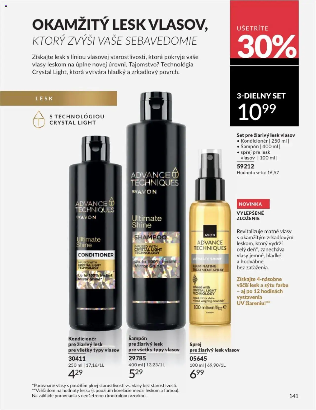 Katalóg Avon 2025 │ platný od 01.08.2025 | Strana: 141 | Produkty: Šampón, Kondicionér