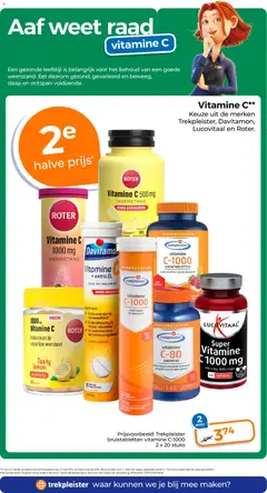 Trekpleister folder - Voorbeeld van een folder van Trekpleister, geldig van 14.04.2026 | Pagina: 35 | Producten: Kan, Vezeték nélküli telefon, Vitamine C, Appel