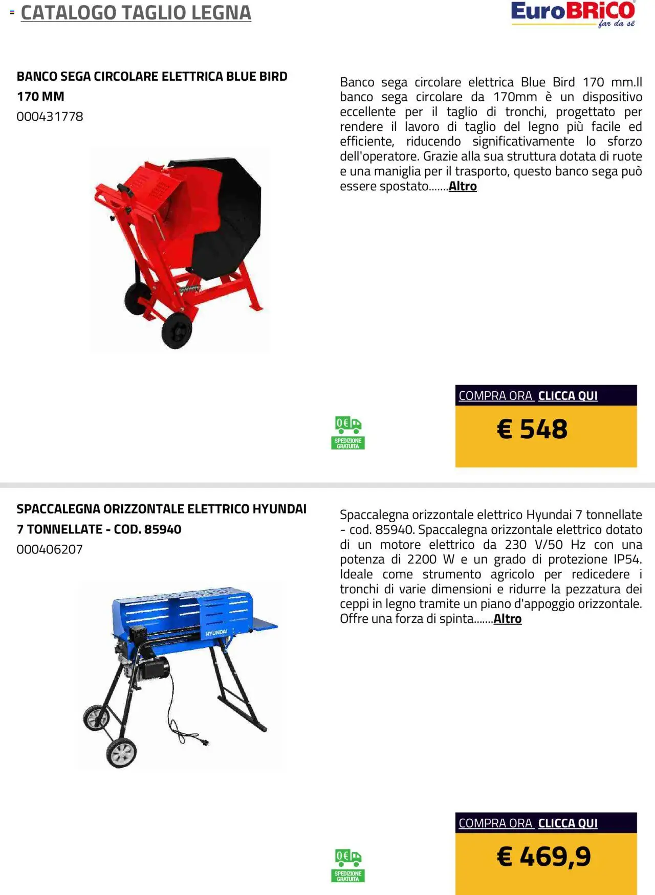 Volantino Eurobrico del 23.07.2025 | Pagina: 2 | Prodotti: Sega