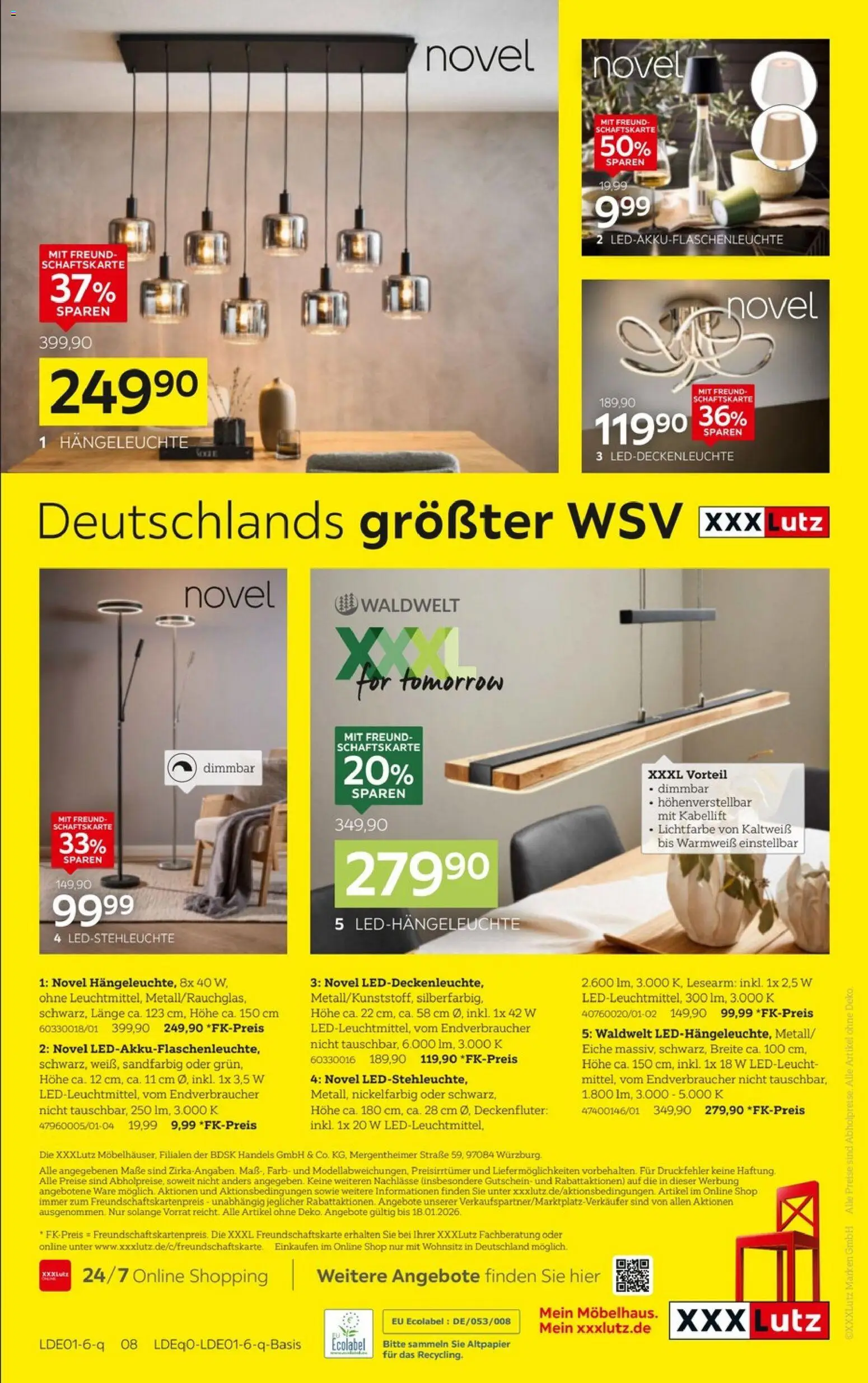 XXXL Lutz Deutschlands größter WSV – gültig ab 02.01.2026 | Seite: 12