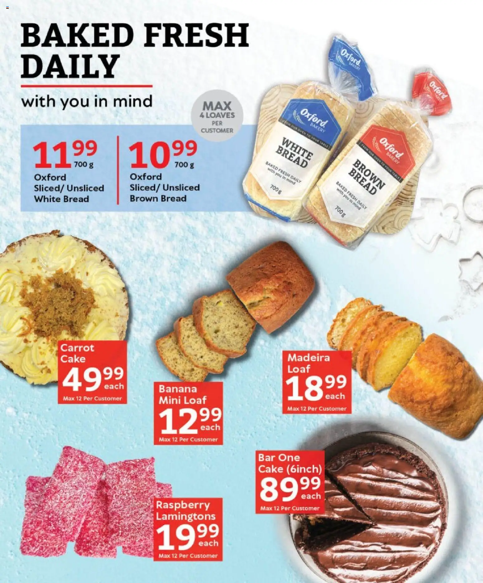 New Oxford Freshmarket catalogue – valid from 19.11.2025 | Page: 13 | Products: Cake, Bakery, Bread