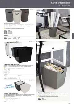 Office Depot - Kontorskatalog 2024   - Förhandsvisning av reklamblad från butik Office Depot aktuell från 15.02.2024 | Sida: 187 | Produkter: Wellpapp, Papperskorg