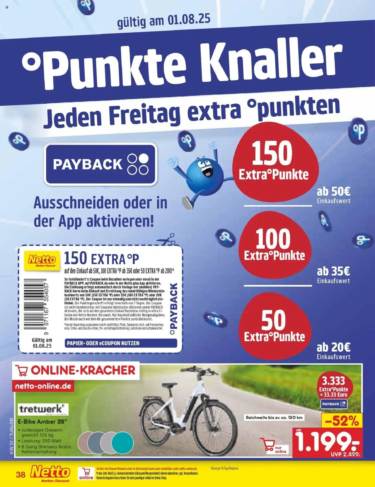 Netto Marken-Discount prospekt Calw-Stammheim	 - gültig ab dem 27.07.2025 | Seite: 62 | Produkte: Gewicht
