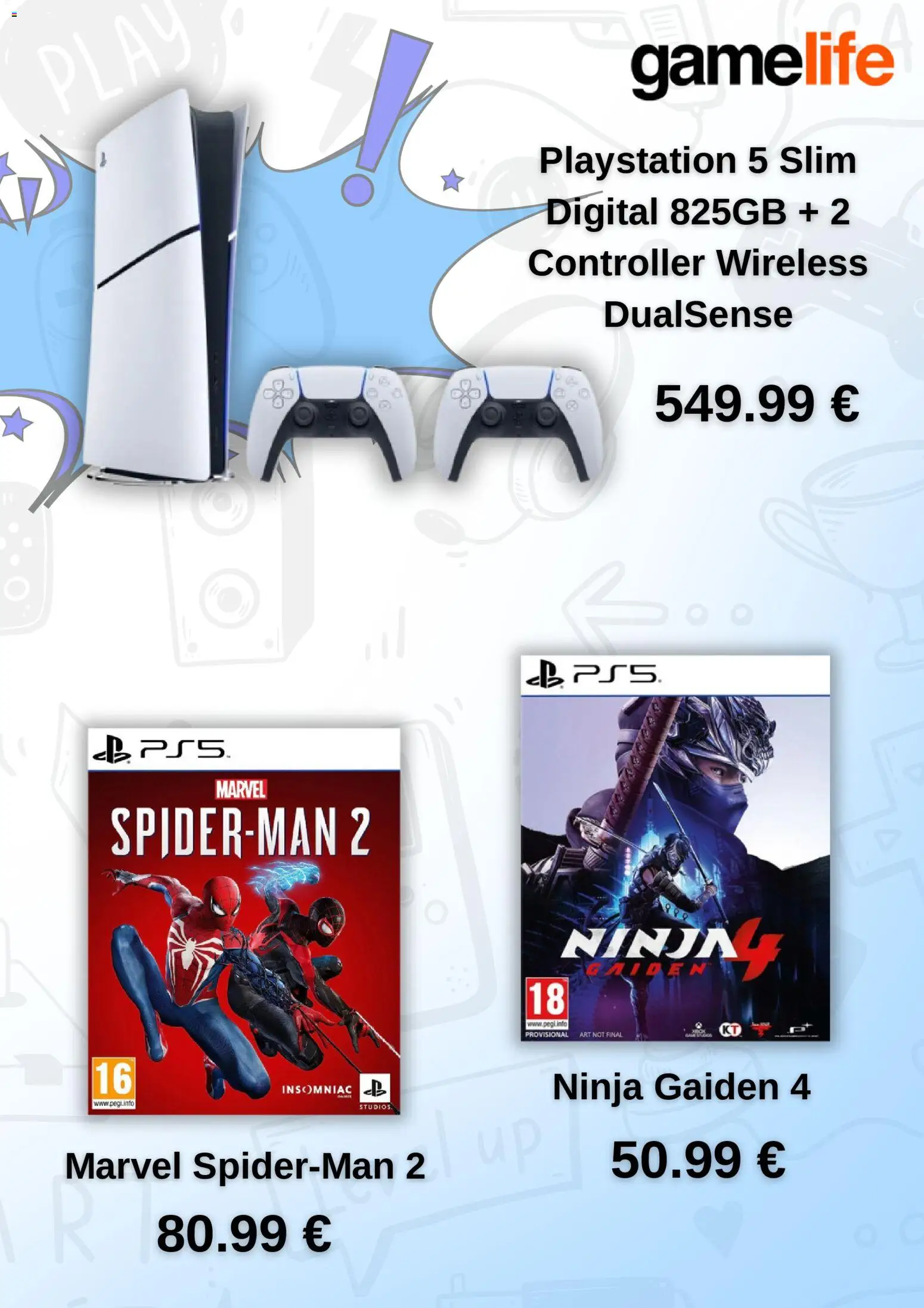 Volantino Gamelife del 02.01.2026 | Pagina: 3 | Prodotti: Playstation