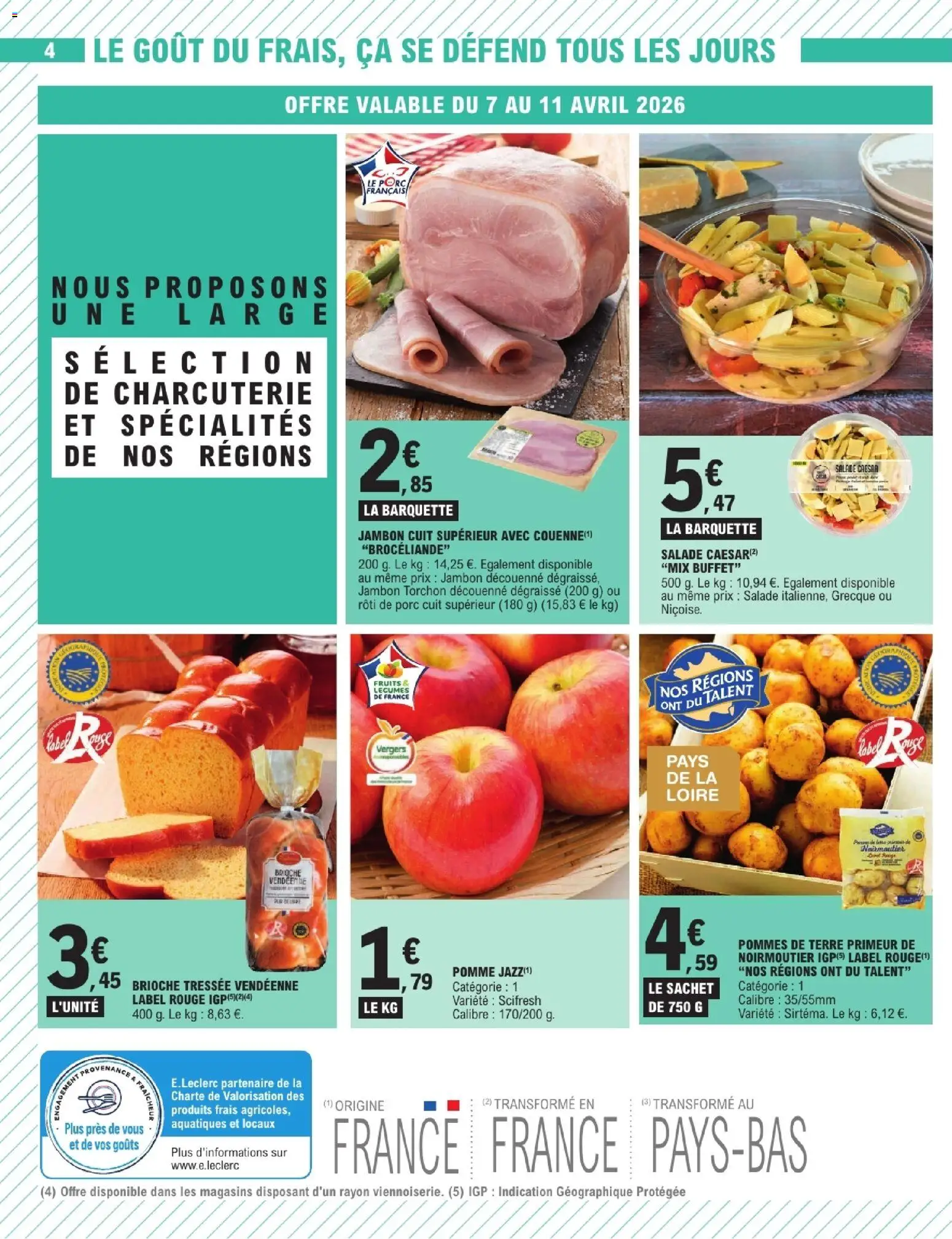 {H1} | Page: 4 | Produits: Torchon, Buffet, Jambon, Pommes de terre