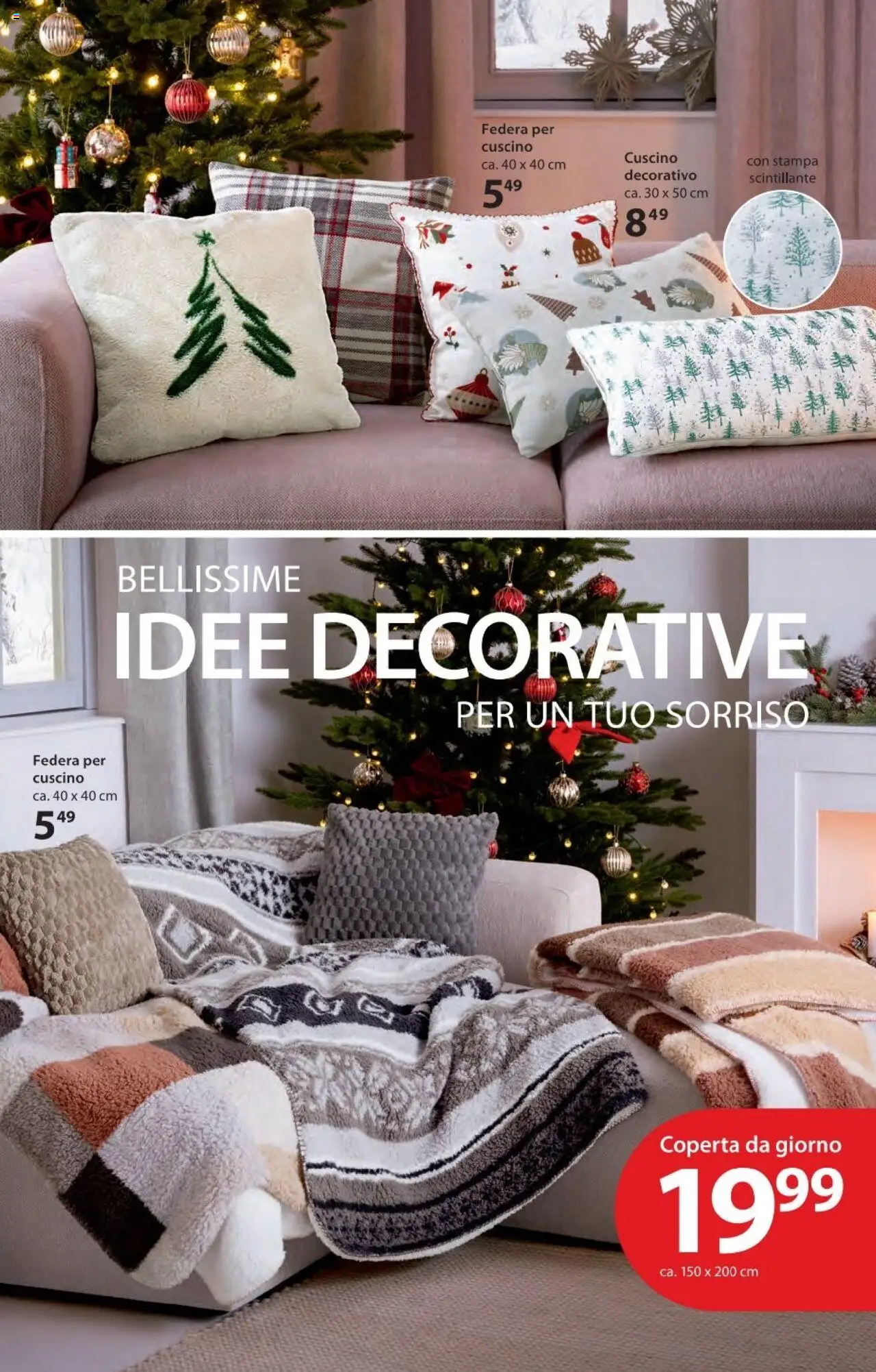 Volantino NKD del 29.10.2025 | Pagina: 18 | Prodotti: Stampa, Cuscino, Coperta, Federa