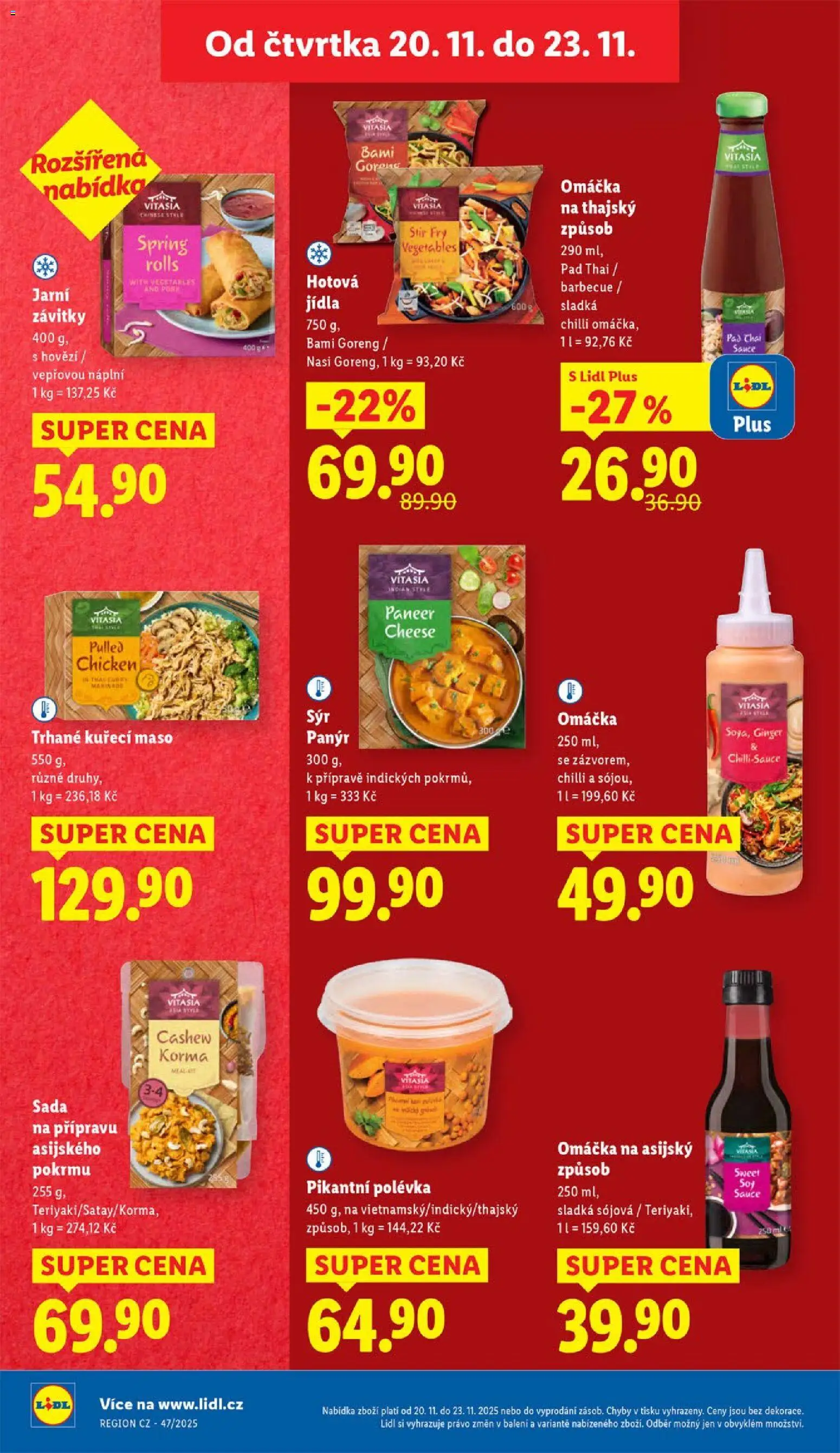 Lidl Black Friday od 20.11.2025 | Strana: 36 | Produkty: Hovězí, Sýr, Kuřecí maso, Nasi goreng