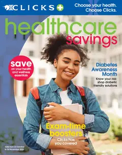 Clicks specials catalogue – valid from 23.10.2025