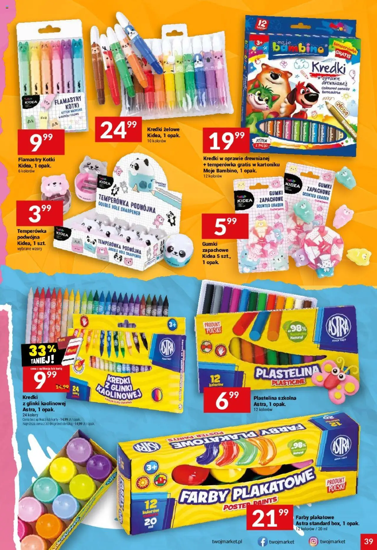 Twój Market Gazetka od 06.08.2025 | Strona: 39 | Produkty: Temperówka